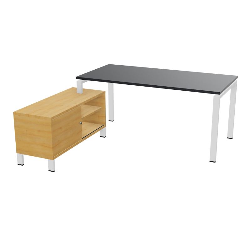 RIO BUREAU RECT. 178X168 PL 160X80 OBT + RET PORT A GAUCHE SIMPLE ACCES  R9 SO R5