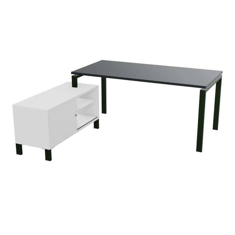 RIO BUREAU RECT. 178X168 PL 160X80 OBT + RET PORT A GAUCHE SIMPLE ACCES  R9 ST MG