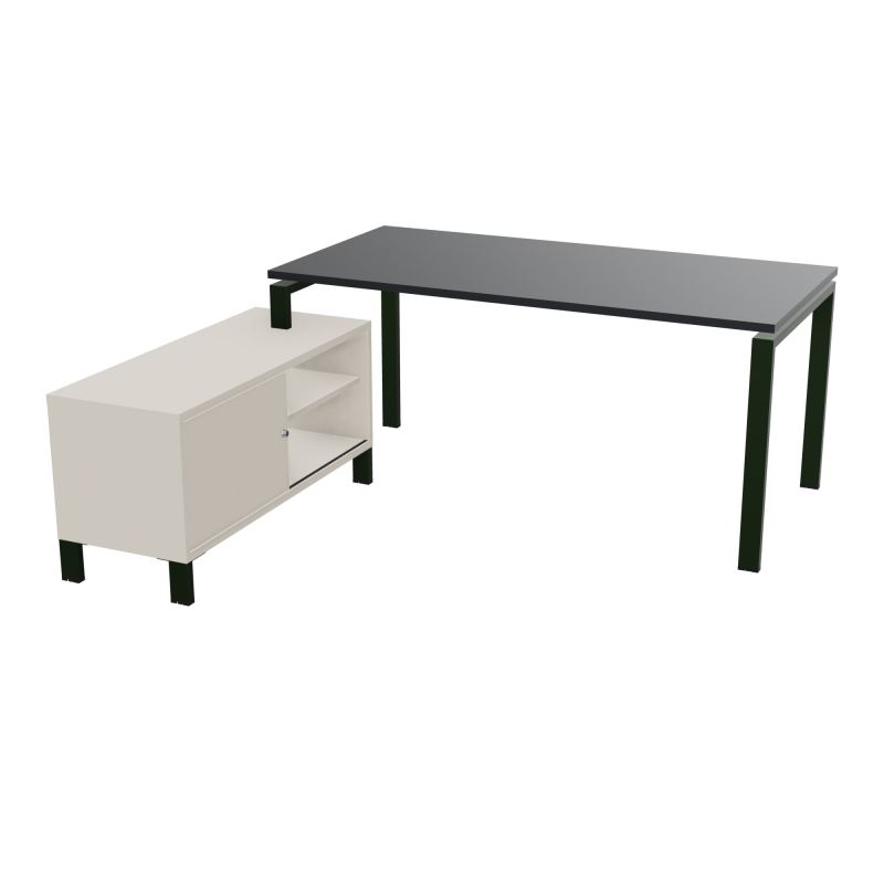 RIO BUREAU RECT. 178X168 PL 160X80 OBT + RET PORT A GAUCHE SIMPLE ACCES  R9 ST N5