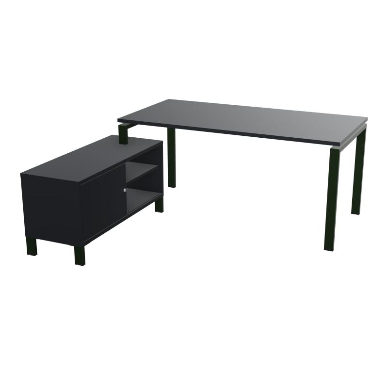 RIO BUREAU RECT. 178X168 PL 160X80 OBT + RET PORT A GAUCHE SIMPLE ACCES  R9 ST R9