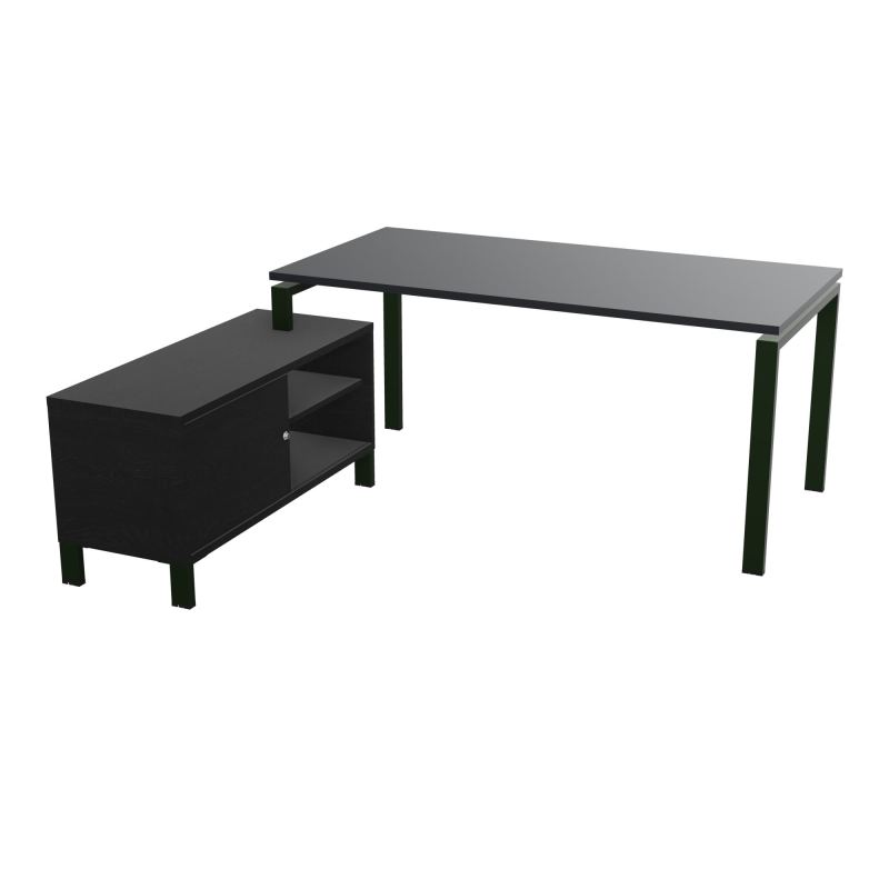 RIO BUREAU RECT. 178X168 PL 160X80 OBT + RET PORT A GAUCHE SIMPLE ACCES  R9 ST RK