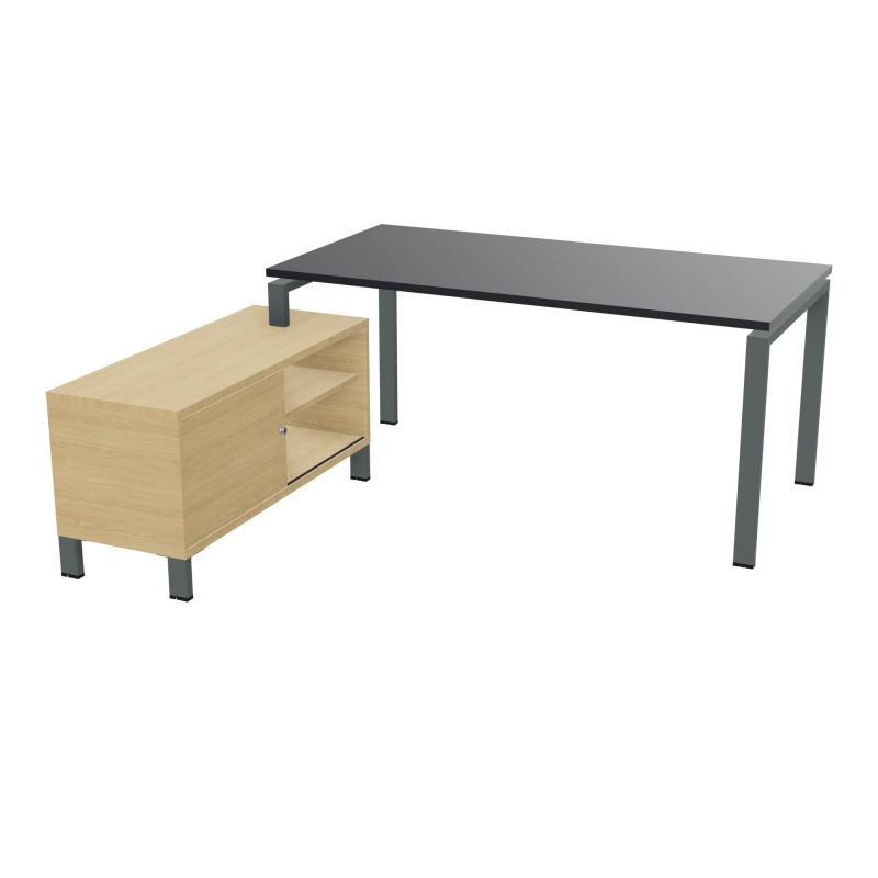 RIO BUREAU RECT. 178X168 PL 160X80 OBT + RET PORT A GAUCHE SIMPLE ACCES  R9 SU R1