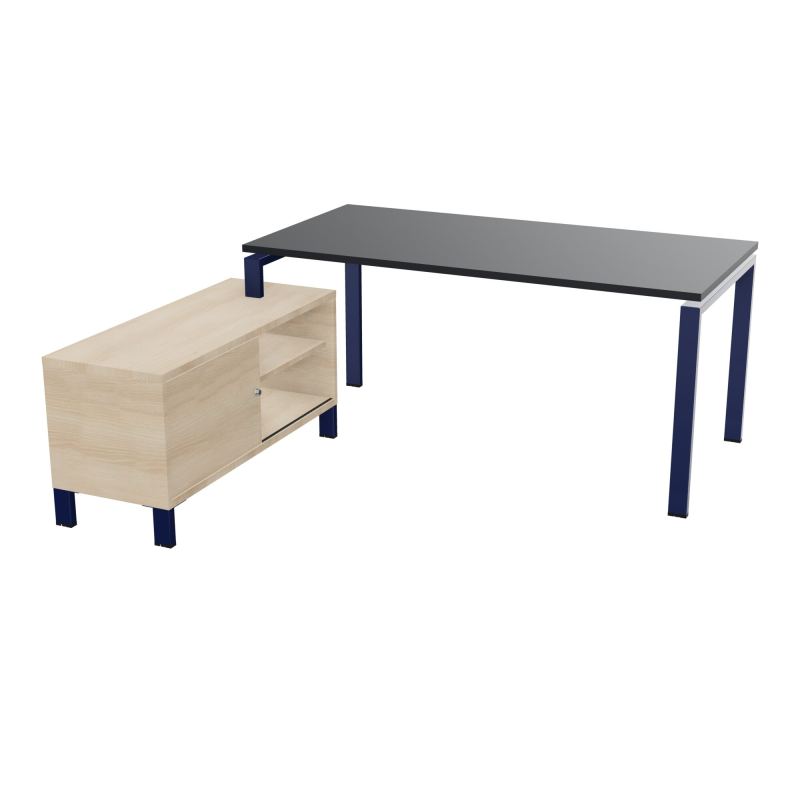 RIO BUREAU RECT. 178X168 PL 160X80 OBT + RET PORT A GAUCHE SIMPLE ACCES  R9 X4 RZ