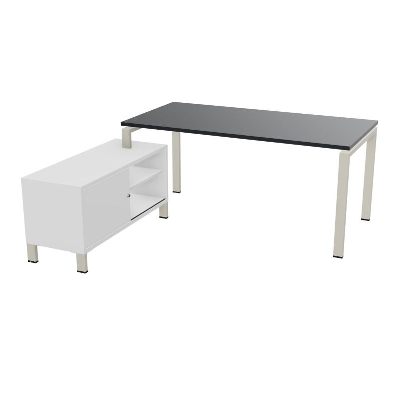 RIO BUREAU RECT. 178X168 PL 160X80 OBT + RET PORT A GAUCHE SIMPLE ACCES  R9 ZC MG