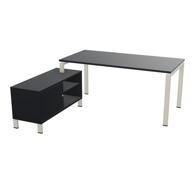 RIO BUREAU RECT. 178X168 PL 160X80 OBT + RET PORT A GAUCHE SIMPLE ACCES  R9 ZC R9