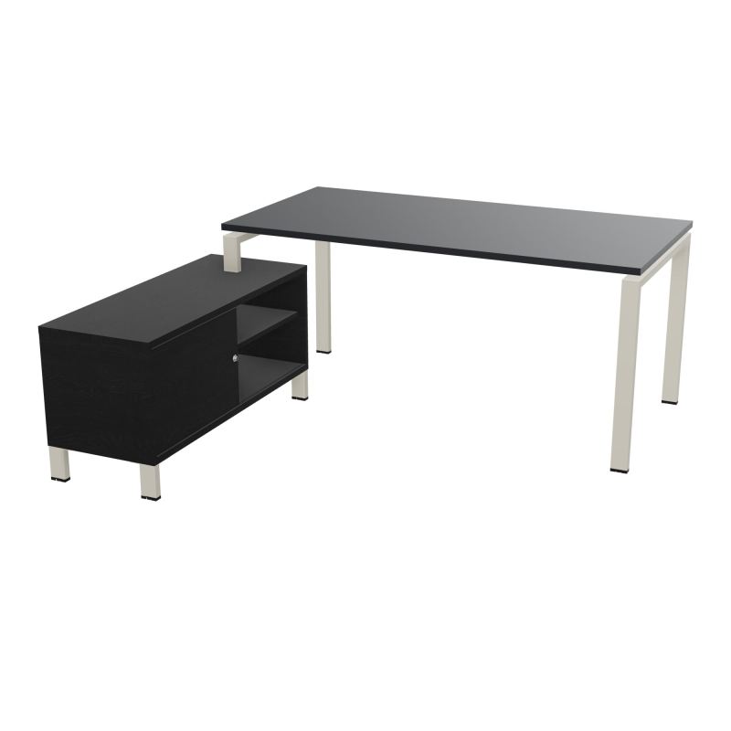 RIO BUREAU RECT. 178X168 PL 160X80 OBT + RET PORT A GAUCHE SIMPLE ACCES  R9 ZC RK