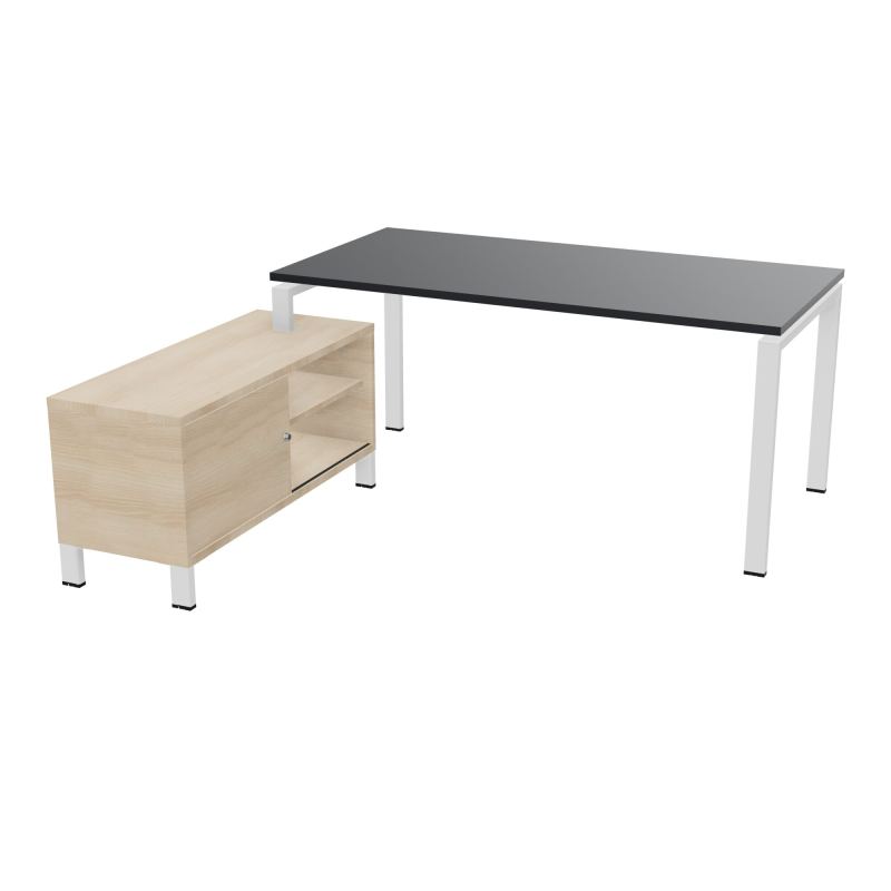 RIO BUREAU RECT. 178X168 PL 160X80 OBT + RET PORT A GAUCHE SIMPLE ACCES  R9 ZO RZ
