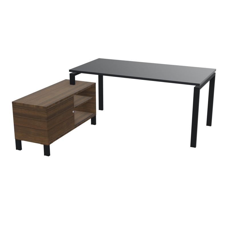 RIO BUREAU RECT. 178X168 PL 160X80 OBT + RET PORT A GAUCHE SIMPLE ACCES  R9 ZP N6