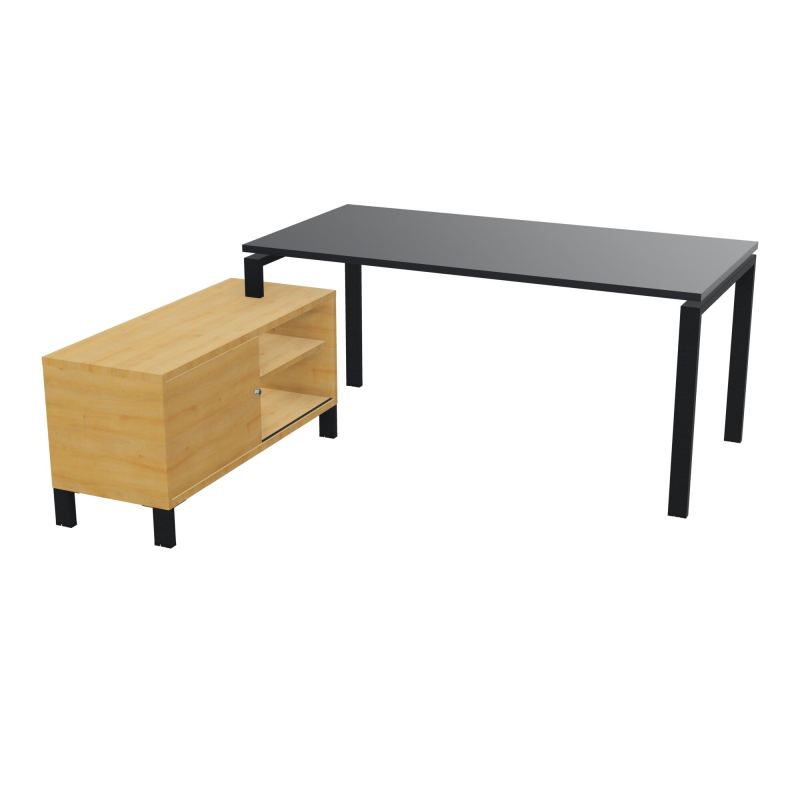 RIO BUREAU RECT. 178X168 PL 160X80 OBT + RET PORT A GAUCHE SIMPLE ACCES  R9 ZP R5