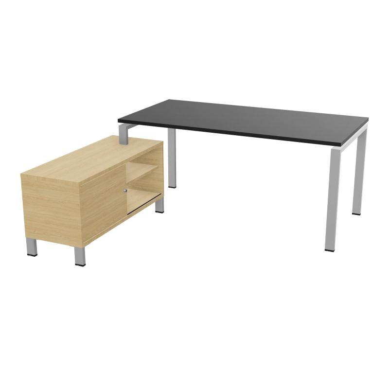 RIO BUREAU RECT. 178X168 PL 160X80 OBT + RET PORT A GAUCHE SIMPLE ACCES  RK SA R1
