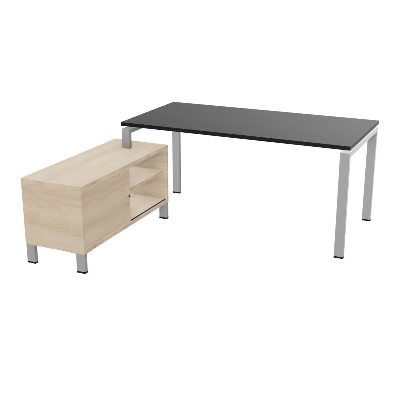 RIO BUREAU RECT. 178X168 PL 160X80 OBT + RET PORT A GAUCHE SIMPLE ACCES  RK SA RZ