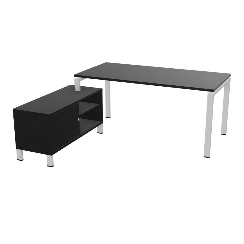 RIO BUREAU RECT. 178X168 PL 160X80 OBT + RET PORT A GAUCHE SIMPLE ACCES  RK SD RK