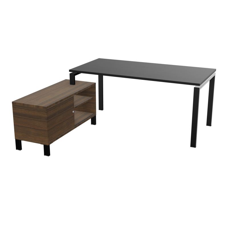 RIO BUREAU RECT. 178X168 PL 160X80 OBT + RET PORT A GAUCHE SIMPLE ACCES  RK SG N6