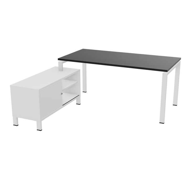 RIO BUREAU RECT. 178X168 PL 160X80 OBT + RET PORT A GAUCHE SIMPLE ACCES  RK SO MG