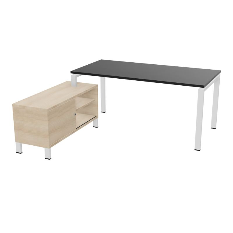 RIO BUREAU RECT. 178X168 PL 160X80 OBT + RET PORT A GAUCHE SIMPLE ACCES  RK SO RZ