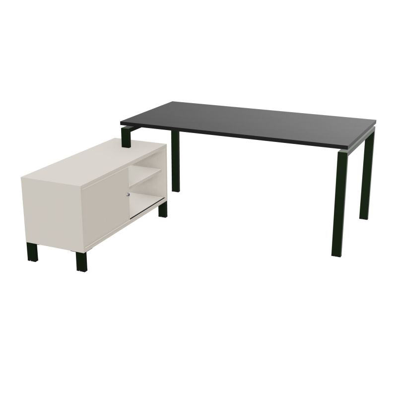 RIO BUREAU RECT. 178X168 PL 160X80 OBT + RET PORT A GAUCHE SIMPLE ACCES  RK ST N5