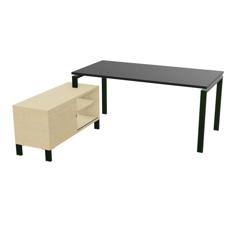 RIO BUREAU RECT. 178X168 PL 160X80 OBT + RET PORT A GAUCHE SIMPLE ACCES  RK ST N8