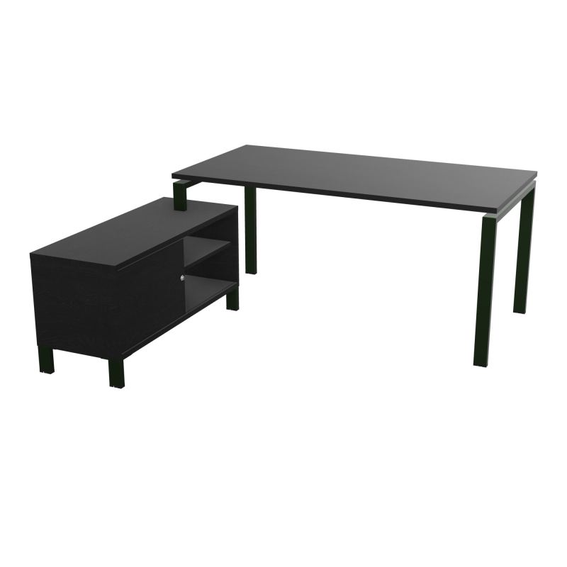 RIO BUREAU RECT. 178X168 PL 160X80 OBT + RET PORT A GAUCHE SIMPLE ACCES  RK ST RK