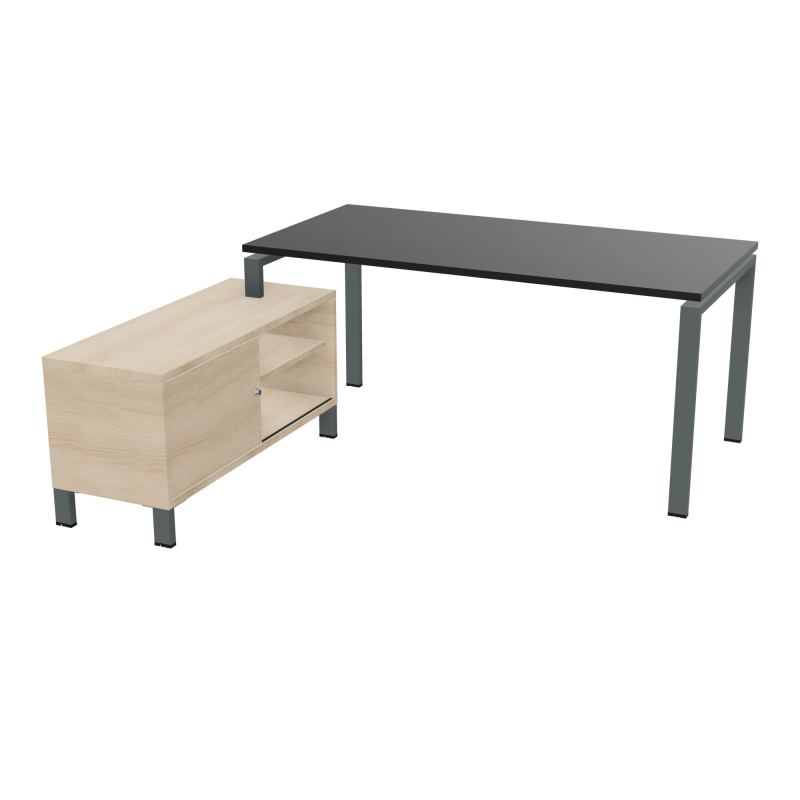 RIO BUREAU RECT. 178X168 PL 160X80 OBT + RET PORT A GAUCHE SIMPLE ACCES  RK SU RZ