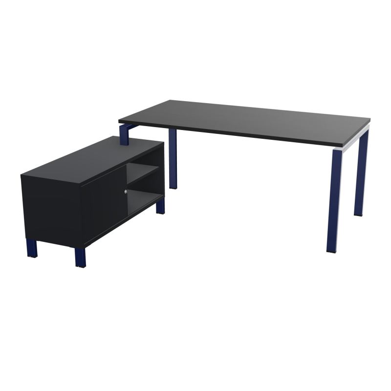 RIO BUREAU RECT. 178X168 PL 160X80 OBT + RET PORT A GAUCHE SIMPLE ACCES  RK X4 R9