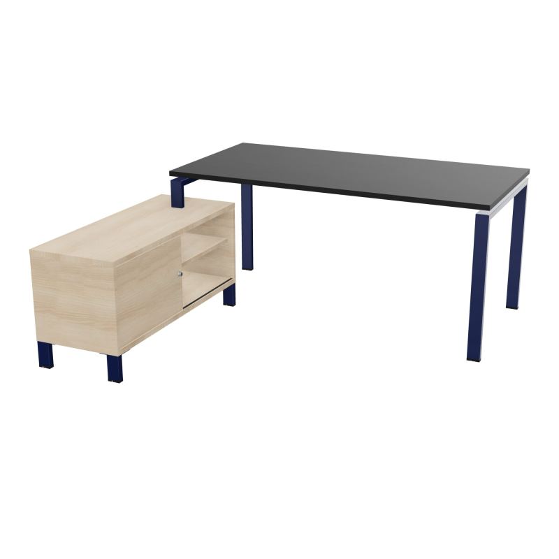 RIO BUREAU RECT. 178X168 PL 160X80 OBT + RET PORT A GAUCHE SIMPLE ACCES  RK X4 RZ