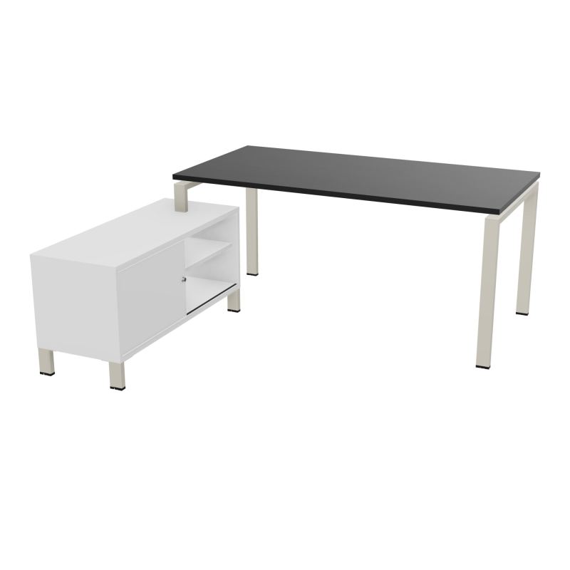 RIO BUREAU RECT. 178X168 PL 160X80 OBT + RET PORT A GAUCHE SIMPLE ACCES  RK ZC MG