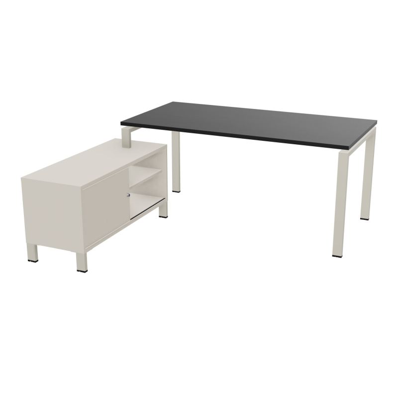 RIO BUREAU RECT. 178X168 PL 160X80 OBT + RET PORT A GAUCHE SIMPLE ACCES  RK ZC N5