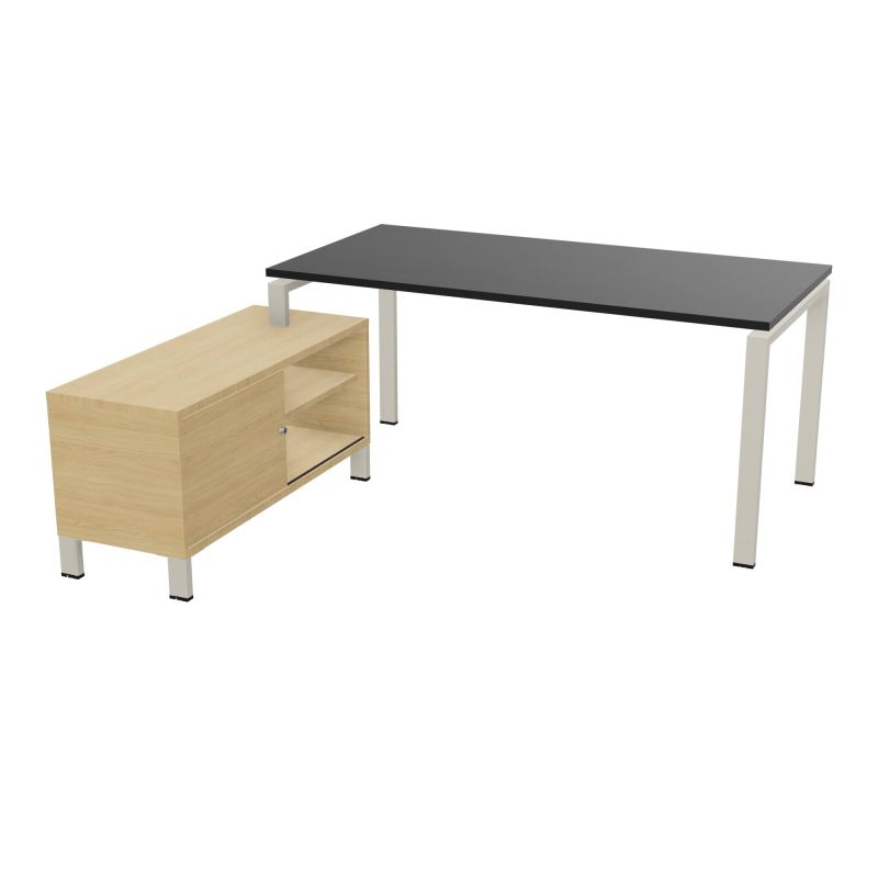 RIO BUREAU RECT. 178X168 PL 160X80 OBT + RET PORT A GAUCHE SIMPLE ACCES  RK ZC R1