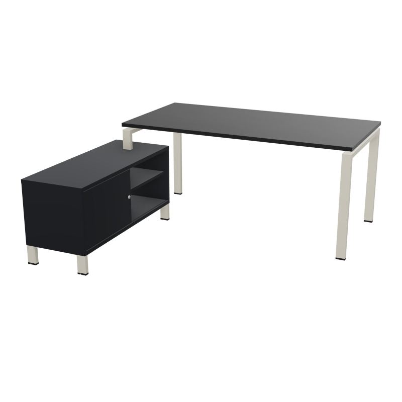 RIO BUREAU RECT. 178X168 PL 160X80 OBT + RET PORT A GAUCHE SIMPLE ACCES  RK ZC R9