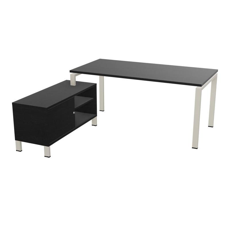 RIO BUREAU RECT. 178X168 PL 160X80 OBT + RET PORT A GAUCHE SIMPLE ACCES  RK ZC RK