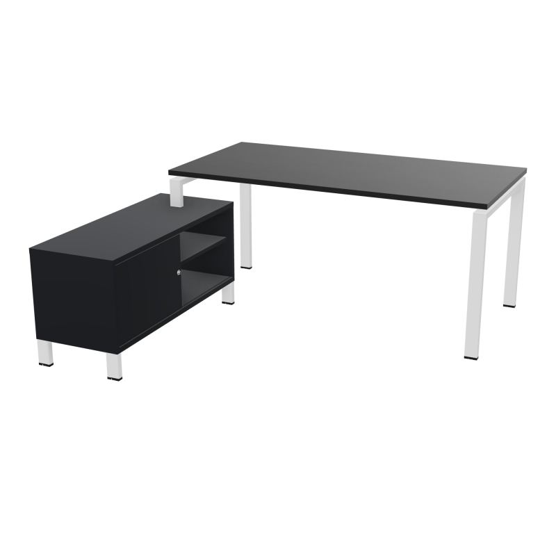 RIO BUREAU RECT. 178X168 PL 160X80 OBT + RET PORT A GAUCHE SIMPLE ACCES  RK ZO R9