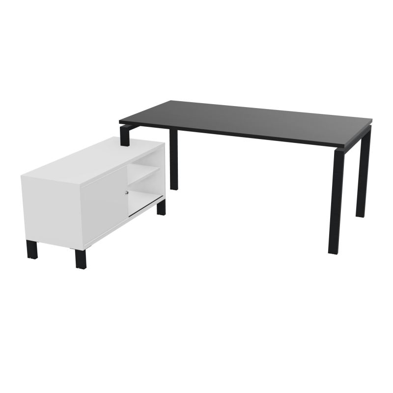 RIO BUREAU RECT. 178X168 PL 160X80 OBT + RET PORT A GAUCHE SIMPLE ACCES  RK ZP MG