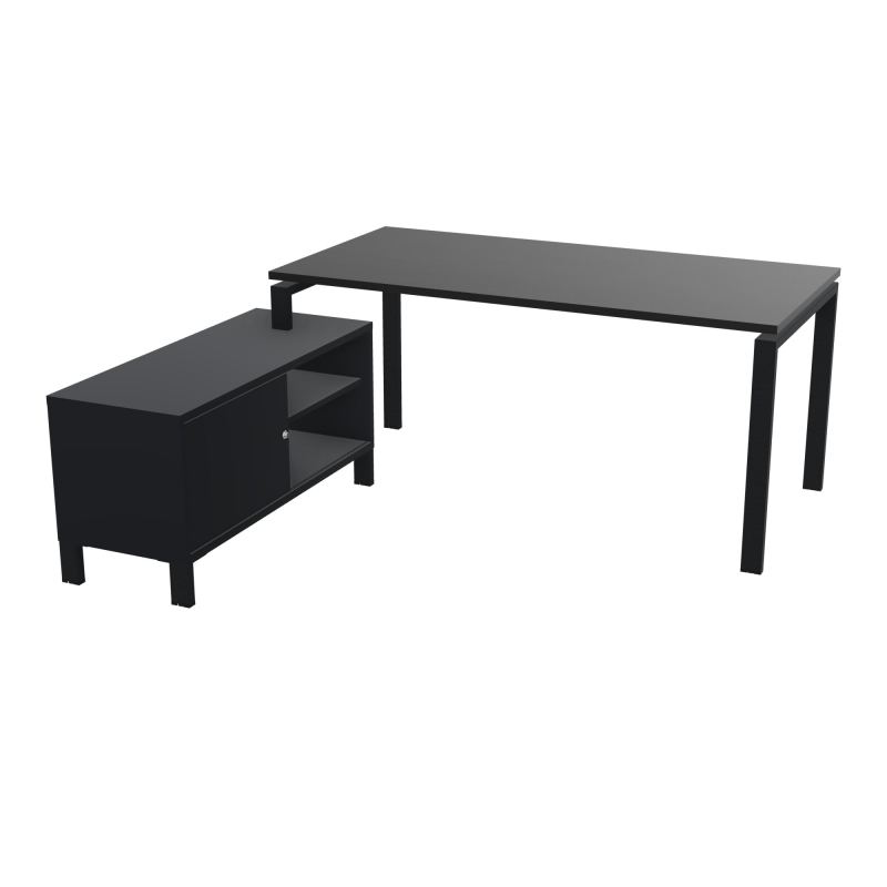RIO BUREAU RECT. 178X168 PL 160X80 OBT + RET PORT A GAUCHE SIMPLE ACCES  RK ZP R9