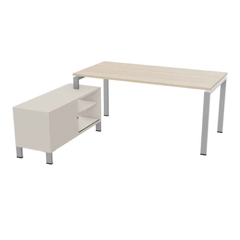 RIO BUREAU RECT. 178X168 PL 160X80 OBT + RET PORT A GAUCHE SIMPLE ACCES  RZ SA N5