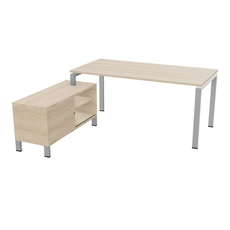 RIO BUREAU RECT. 178X168 PL 160X80 OBT + RET PORT A GAUCHE SIMPLE ACCES  RZ SA RZ