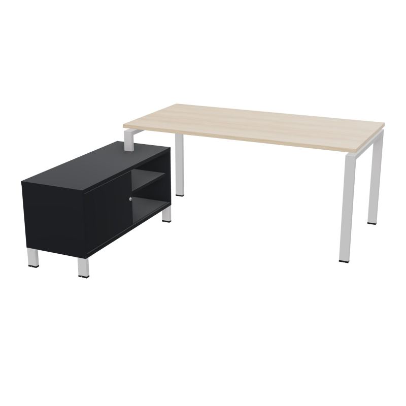 RIO BUREAU RECT. 178X168 PL 160X80 OBT + RET PORT A GAUCHE SIMPLE ACCES  RZ SD R9