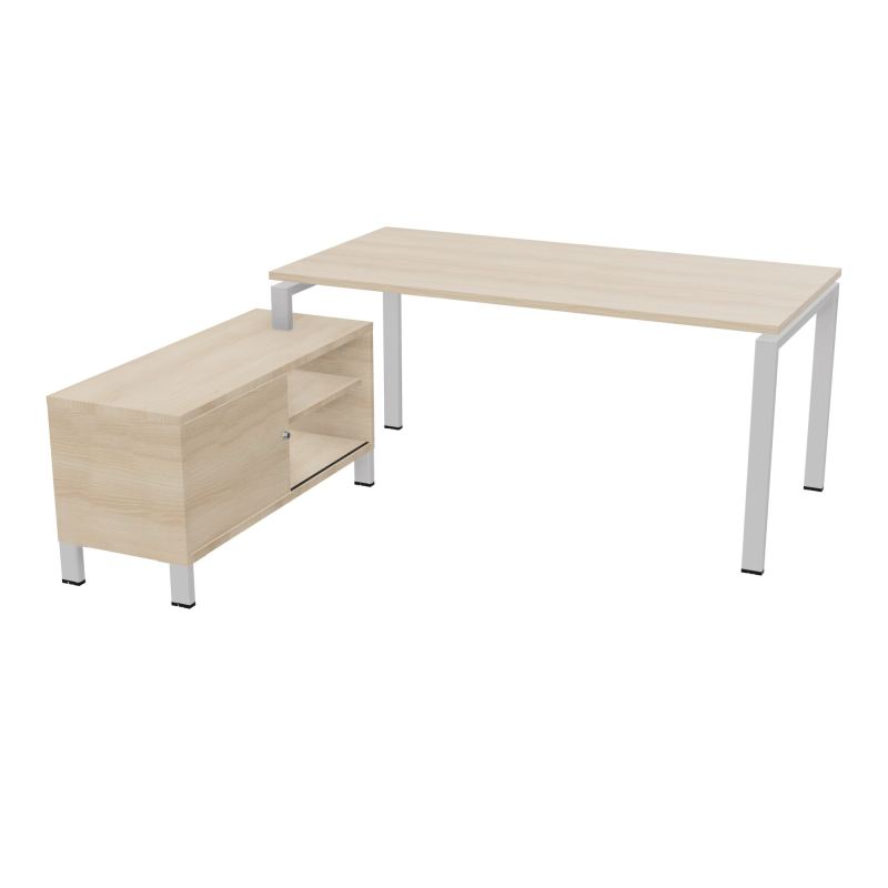 RIO BUREAU RECT. 178X168 PL 160X80 OBT + RET PORT A GAUCHE SIMPLE ACCES  RZ SD RZ