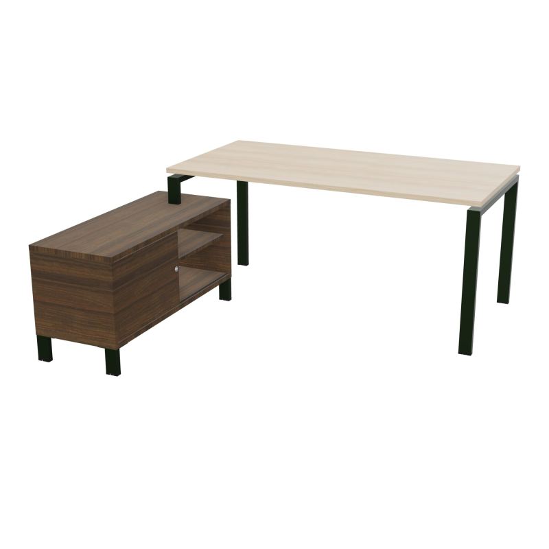 RIO BUREAU RECT. 178X168 PL 160X80 OBT + RET PORT A GAUCHE SIMPLE ACCES  RZ ST N6