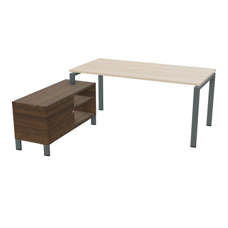 RIO BUREAU RECT. 178X168 PL 160X80 OBT + RET PORT A GAUCHE SIMPLE ACCES  RZ SU N6