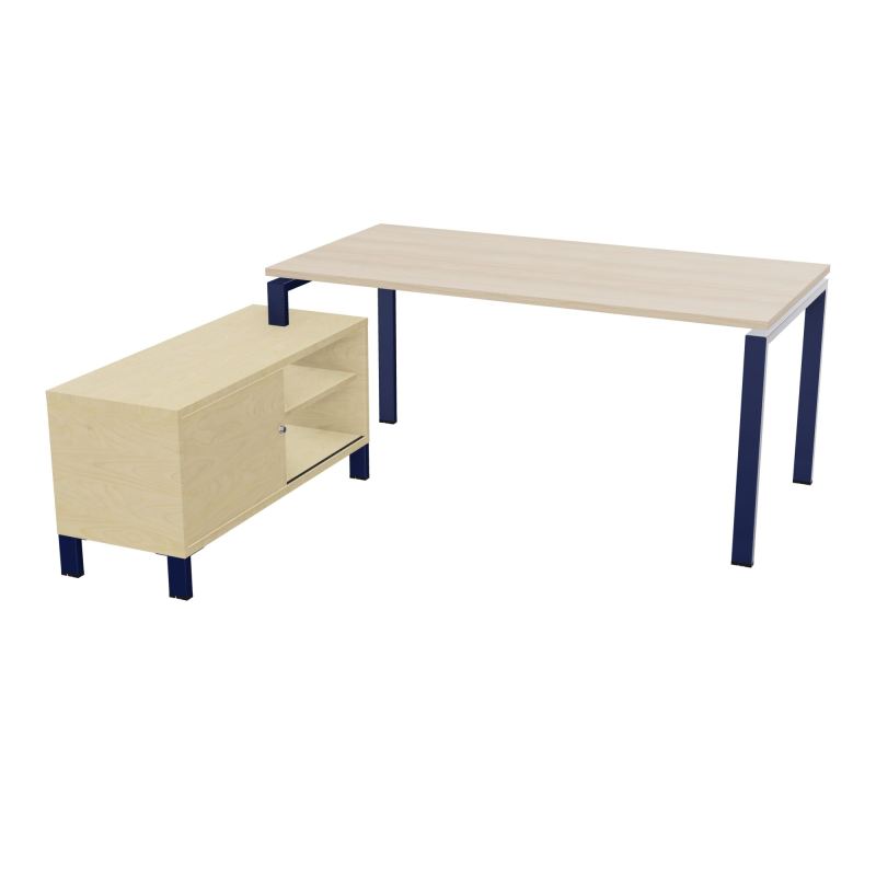 RIO BUREAU RECT. 178X168 PL 160X80 OBT + RET PORT A GAUCHE SIMPLE ACCES  RZ X4 N8