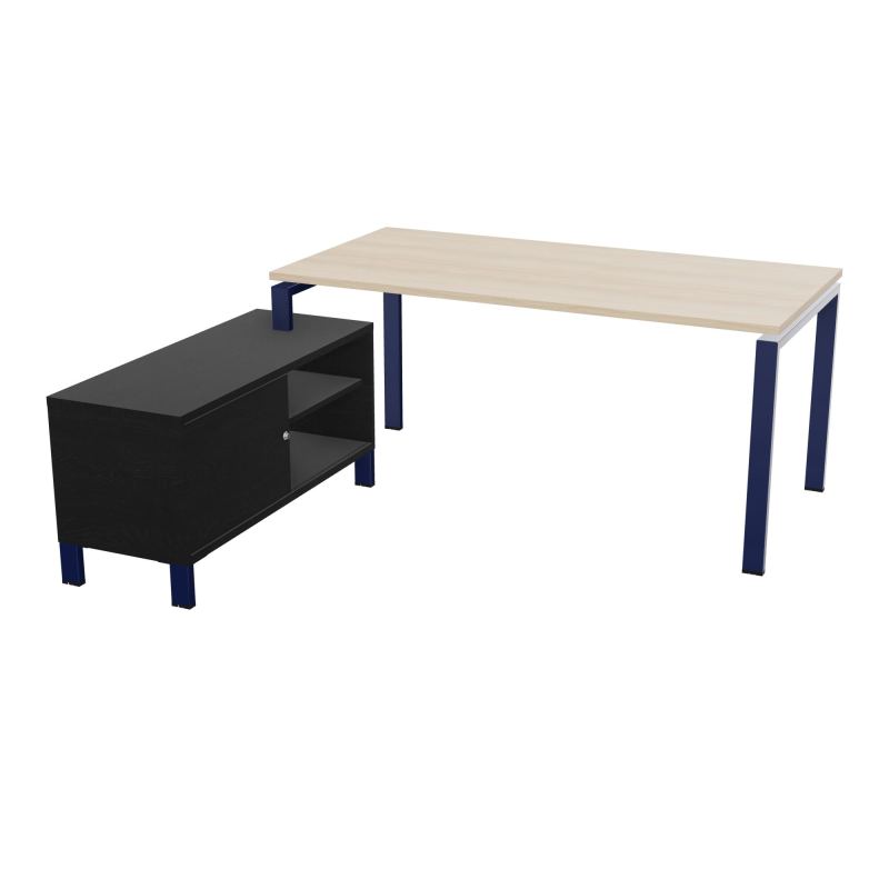 RIO BUREAU RECT. 178X168 PL 160X80 OBT + RET PORT A GAUCHE SIMPLE ACCES  RZ X4 RK