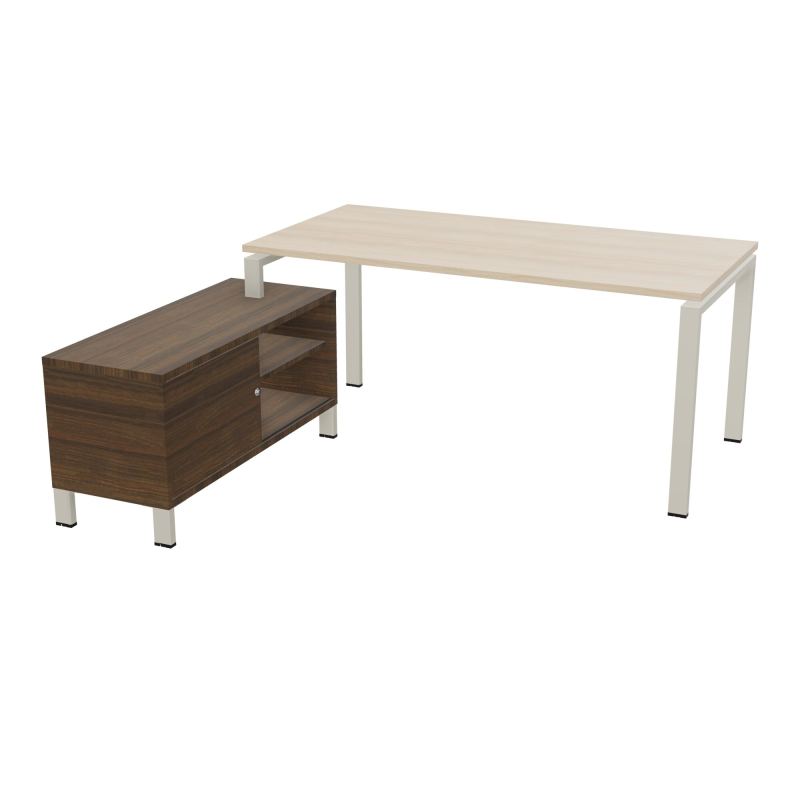 RIO BUREAU RECT. 178X168 PL 160X80 OBT + RET PORT A GAUCHE SIMPLE ACCES  RZ ZC N6