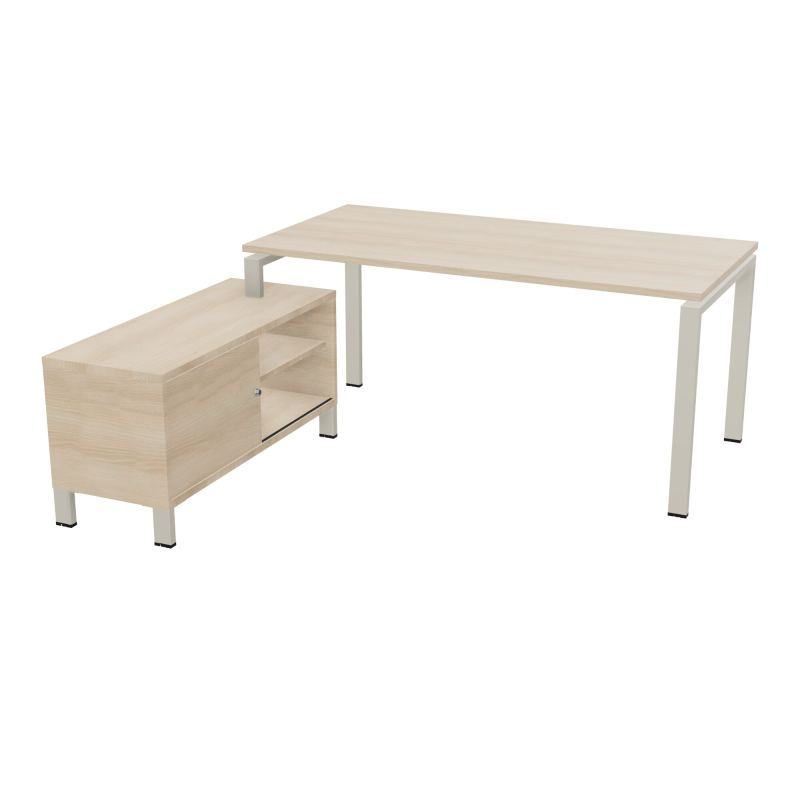 RIO BUREAU RECT. 178X168 PL 160X80 OBT + RET PORT A GAUCHE SIMPLE ACCES  RZ ZC RZ