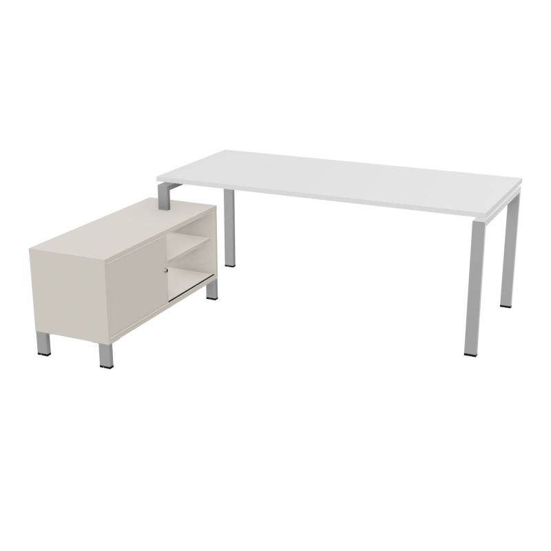 RIO BUREAU RECT. 198X168 PL 180X80 OBT RET PORT A GAUCHE SIMPLE ACCES  MG SA N5