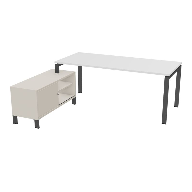 RIO BUREAU RECT. 198X168 PL 180X80 OBT RET PORT A GAUCHE SIMPLE ACCES  MG SC N5