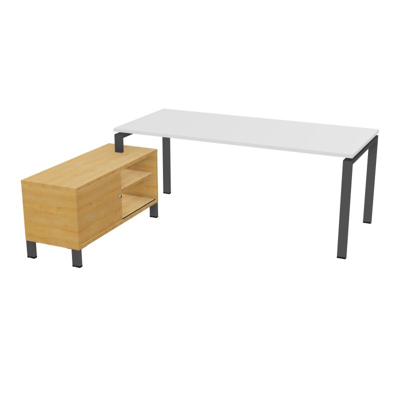 RIO BUREAU RECT. 198X168 PL 180X80 OBT RET PORT A GAUCHE SIMPLE ACCES  MG SC R5