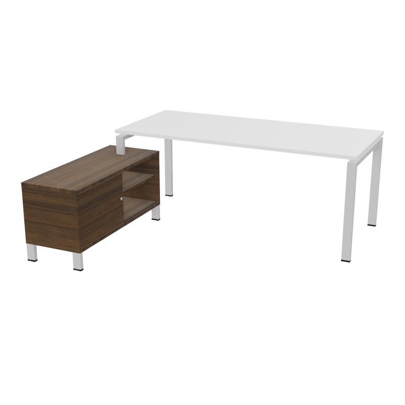 RIO BUREAU RECT. 198X168 PL 180X80 OBT RET PORT A GAUCHE SIMPLE ACCES  MG SD N6