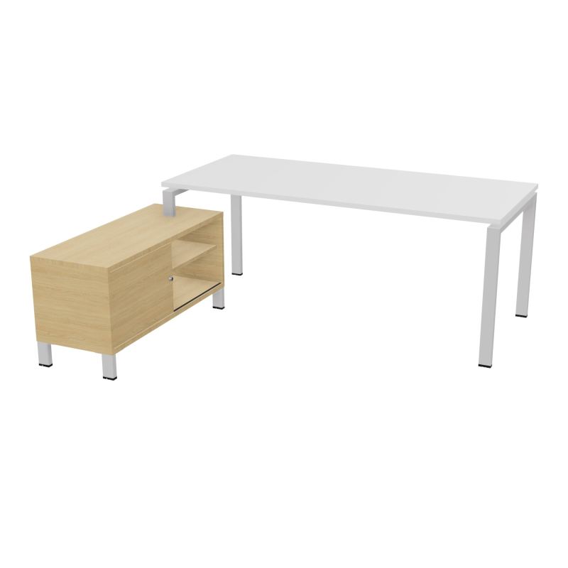 RIO BUREAU RECT. 198X168 PL 180X80 OBT RET PORT A GAUCHE SIMPLE ACCES  MG SD R1