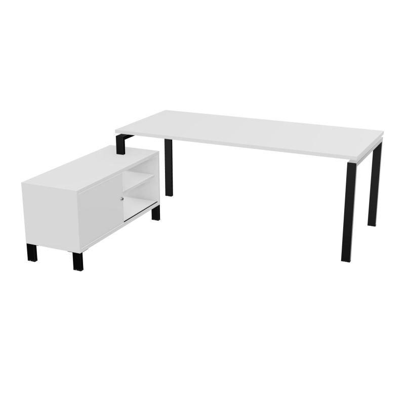 RIO BUREAU RECT. 198X168 PL 180X80 OBT RET PORT A GAUCHE SIMPLE ACCES  MG SG MG