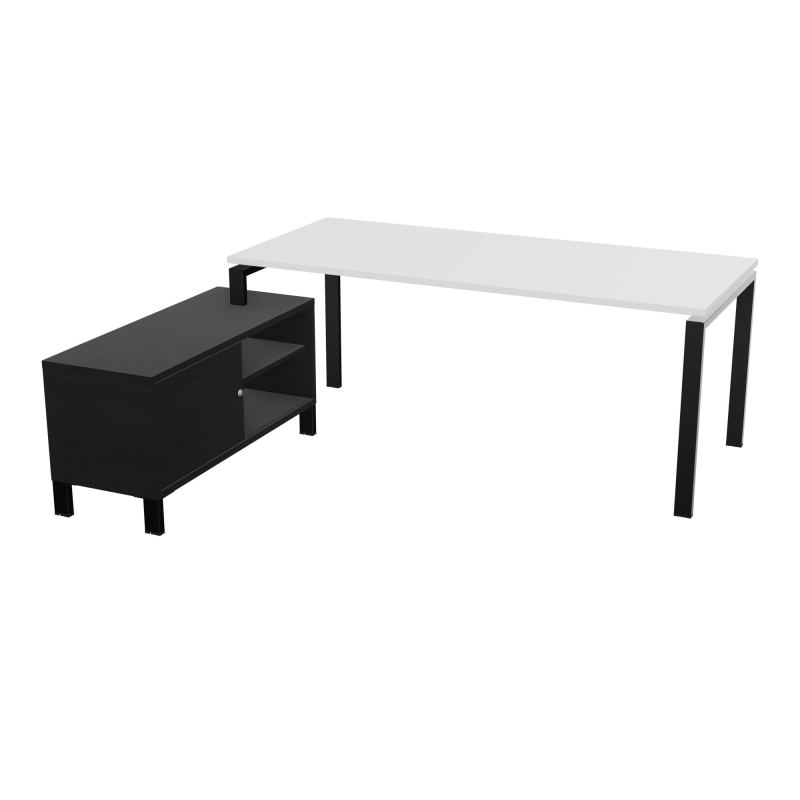 RIO BUREAU RECT. 198X168 PL 180X80 OBT RET PORT A GAUCHE SIMPLE ACCES  MG SG RK